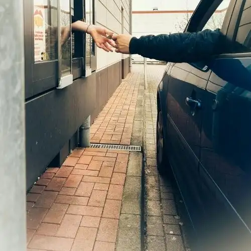 Drive-Thru Walkway